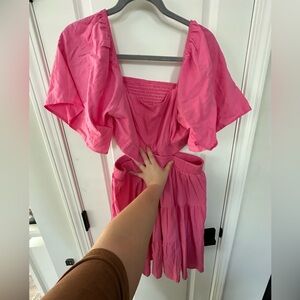 Pink Short Dress